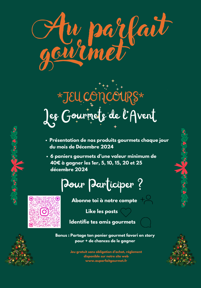 Jeux Concours "Les Gourmets de l'Avent"